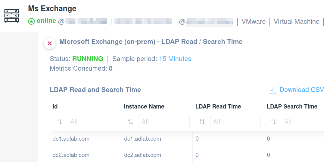  Microsoft Exchange LDAP Read and Search time